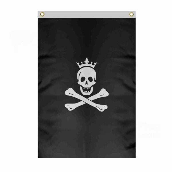 Of The King Of The Pirates Large Size Flag Hanging on Building