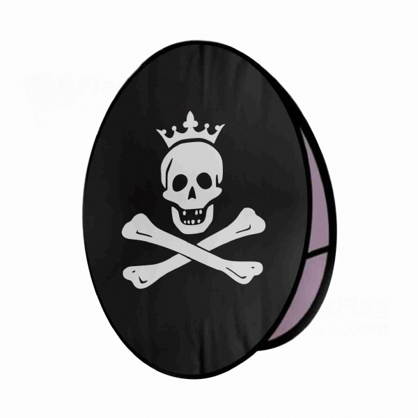 Of The King Of The Pirates Round Cloth Banner Display Stands