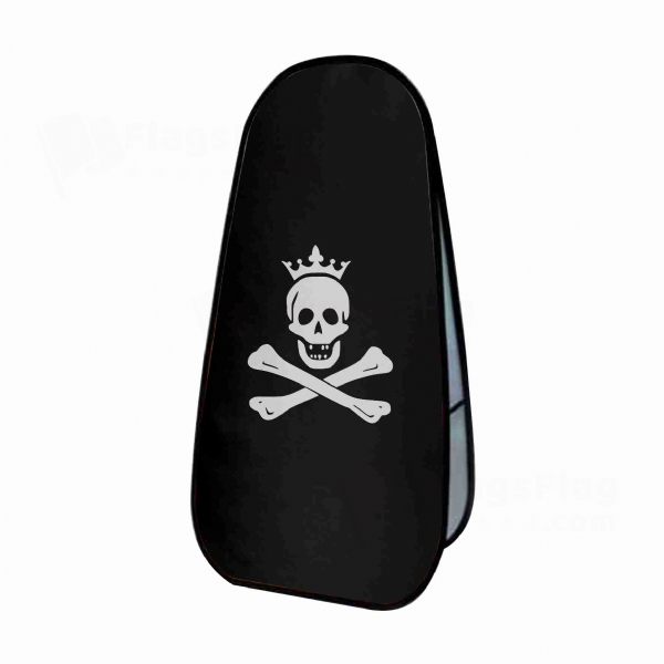 Of The King Of The Pirates Vertical Cloth Banner Display Stands
