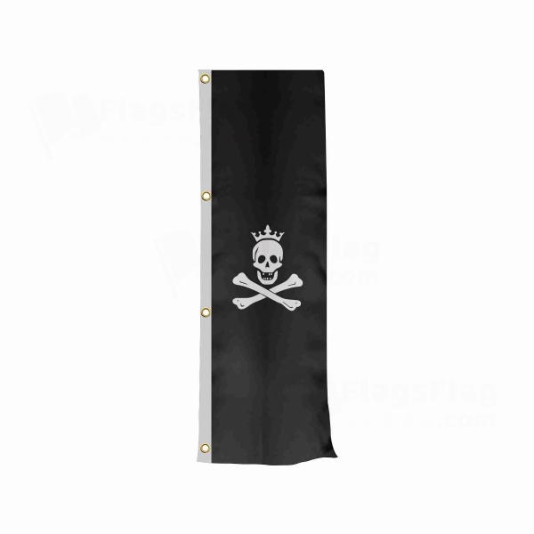 Of The King Of The Pirates Vertically Raised Flags