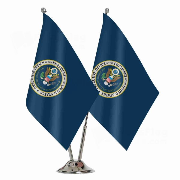 Office Of The United States Trade Representative 2 Table Flags