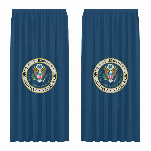 Office Of The United States Trade Representative Digital Printed Curtains