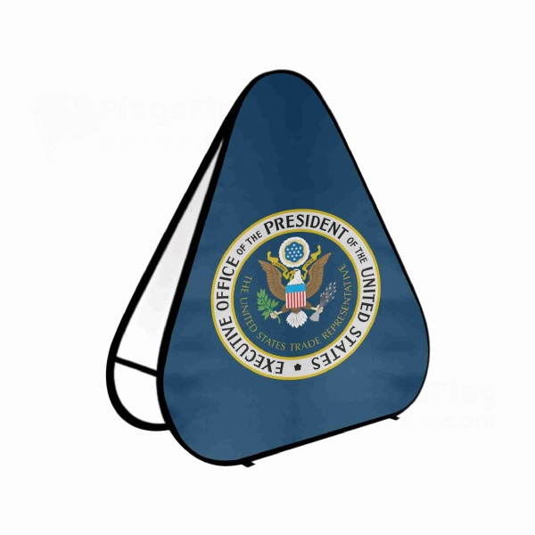 Office Of The United States Trade Representative Triangle Fabric Banner Display Stands