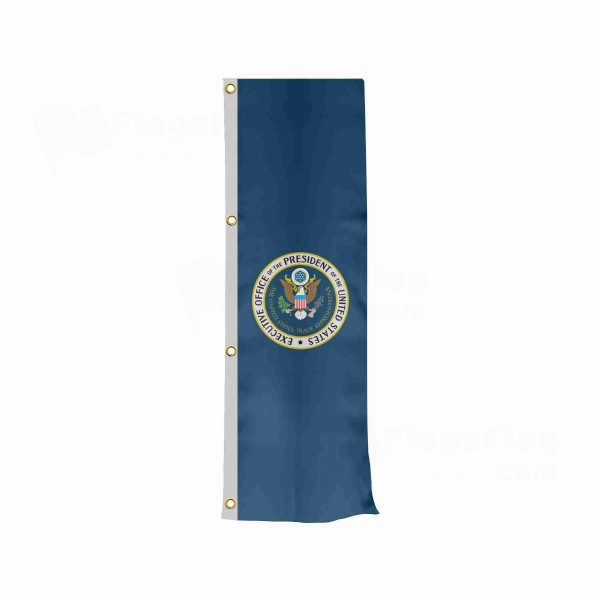 Office Of The United States Trade Representative Vertically Raised Flags