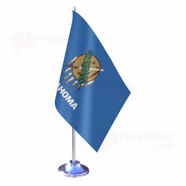 Oklahoma Single Table Flag