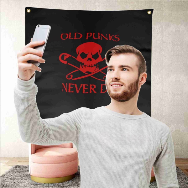 Old Punk Flag Price Old Punk Background Selfie Shooting Landscapes