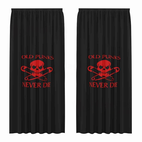 Old Punk Flag Price Old Punk Digital Printed Curtains