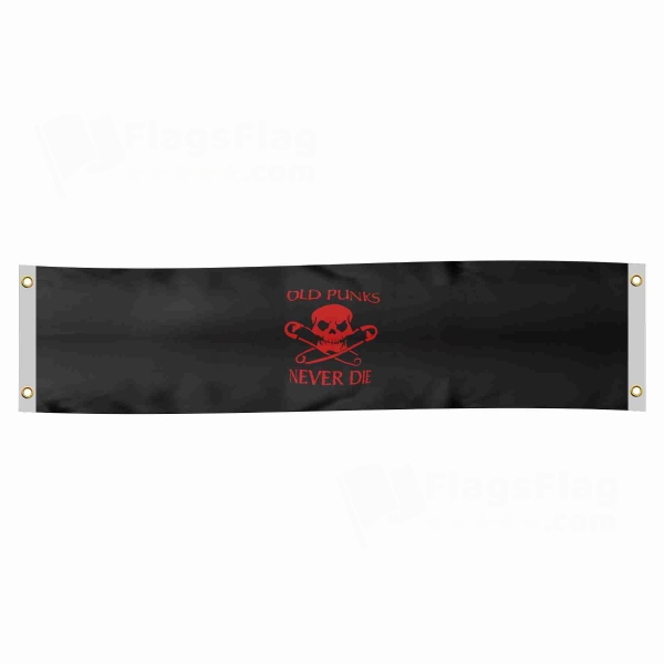 Old Punk Flag Price Old Punk Poster Banner