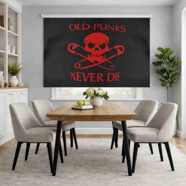 Old Punk Flag Price Old Punk Roller Blinds