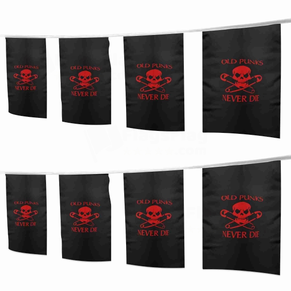 Old Punk Flag Price Old Punk Square String Flags