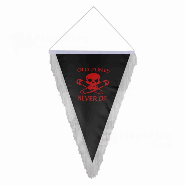 Old Punk Flag Price Old Punk Triangle Fringed Streamers