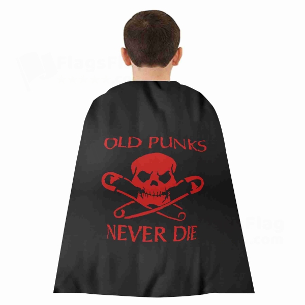 Old Punk Flag Price Old Punk Woven Fabric Cloak Digital Printing