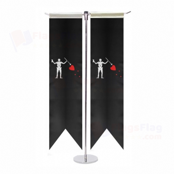 Old Roger Black Charles Harris T Table Flags