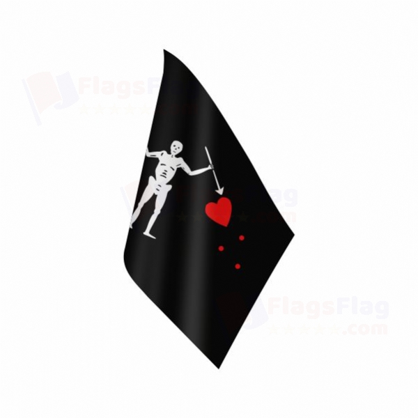 Old Roger Black Charles Harris Table Flag