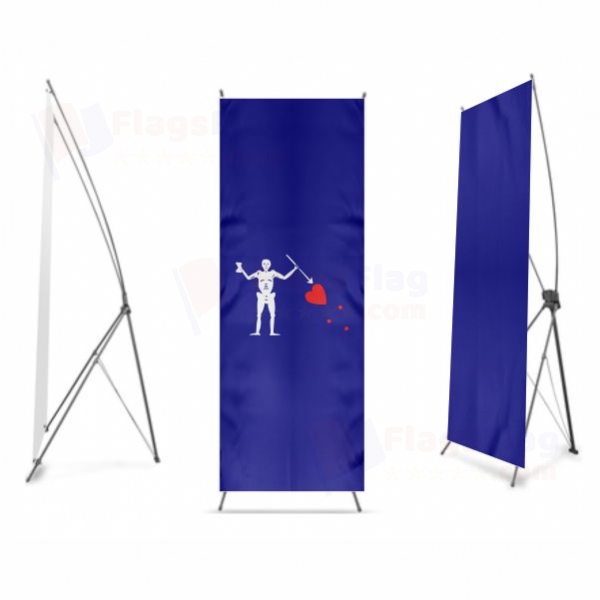 Old Roger Blue Charles Harris Digital Print X Banner