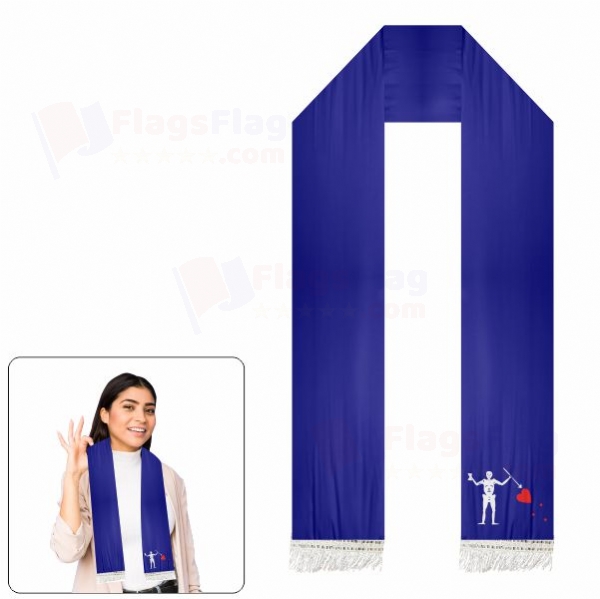 Old Roger Blue Charles Harris Scarf Digital Printing