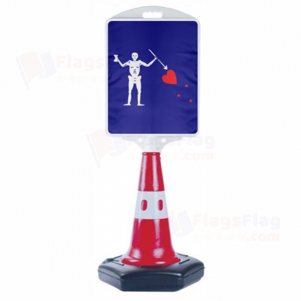 Old Roger Blue Charles Harris Small Size Road Bollard