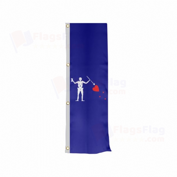 Old Roger Blue Charles Harris Vertically Raised Flags