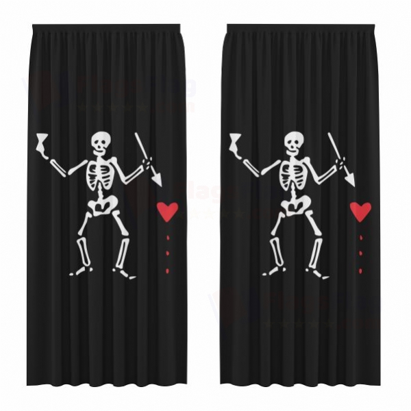 Old Roger Interpretation Digital Printed Curtains