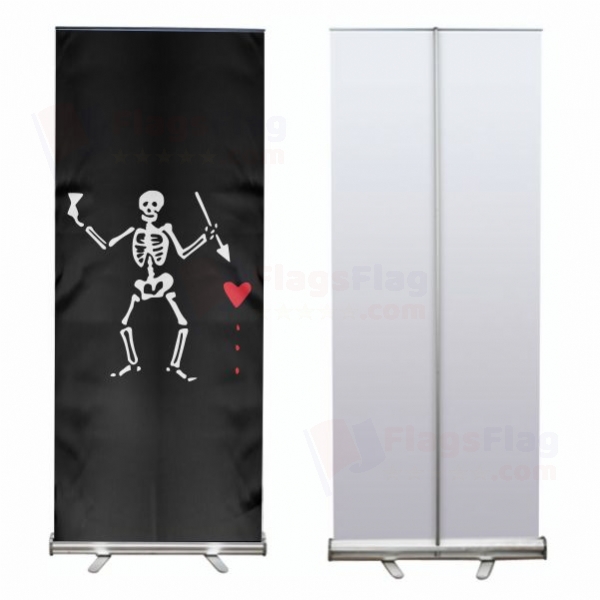 Old Roger Interpretation Roll Up Banner