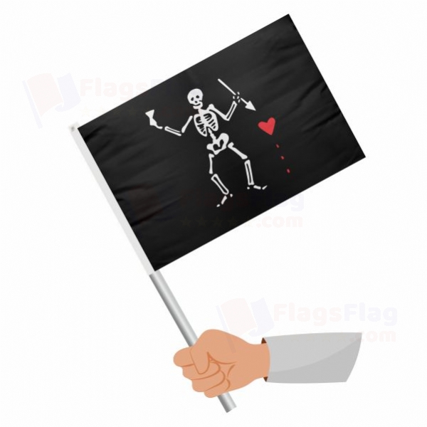 Old Roger Interpretation Stick Flag