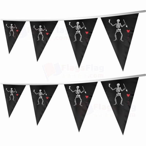 Old Roger Interpretation Stringed Triangle Flag