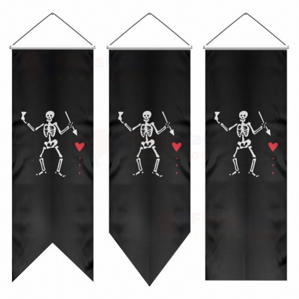 Old Roger Interpretation Swallowtail Flags