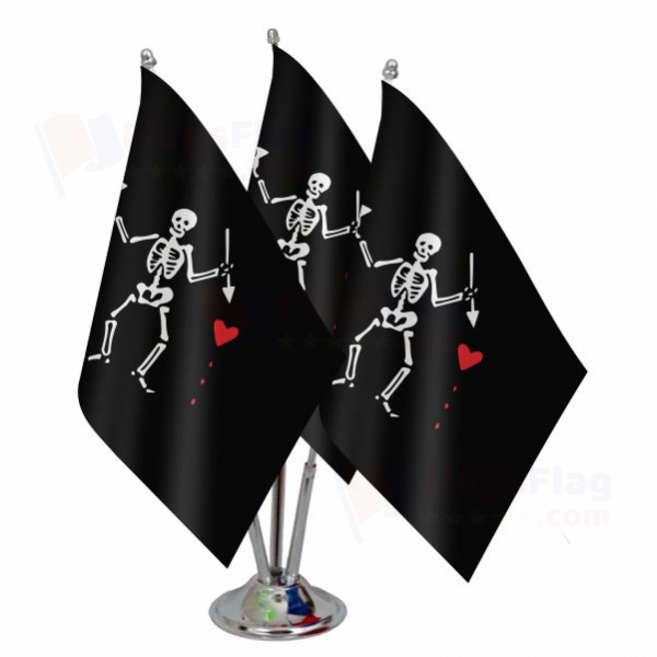 Old Roger Interpretation Triple Table Flag