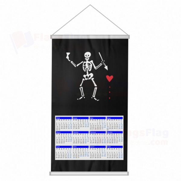 Old Roger Interpretation Woven Fabric Digital Printing Calendar