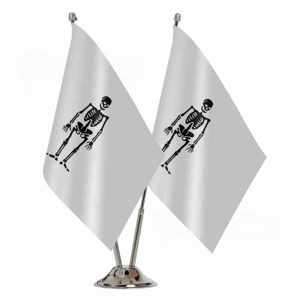 Olivier Levasseur Pirate Binary Table Flag