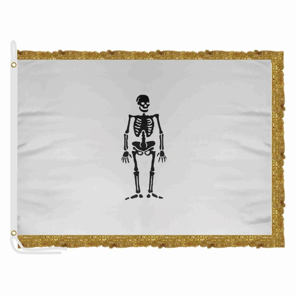 Olivier Levasseur Pirate Satin Office Flag