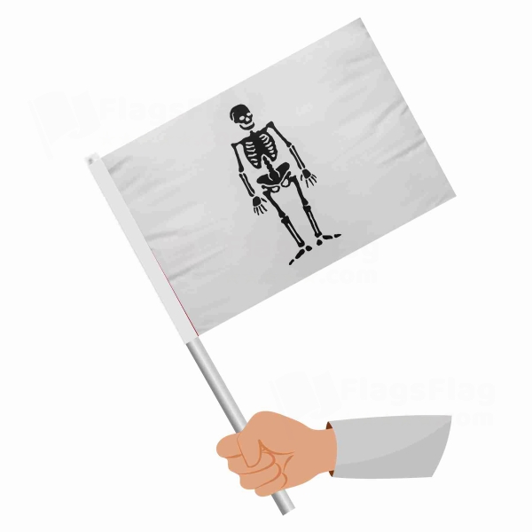 Olivier Levasseur Pirate Stick Flag