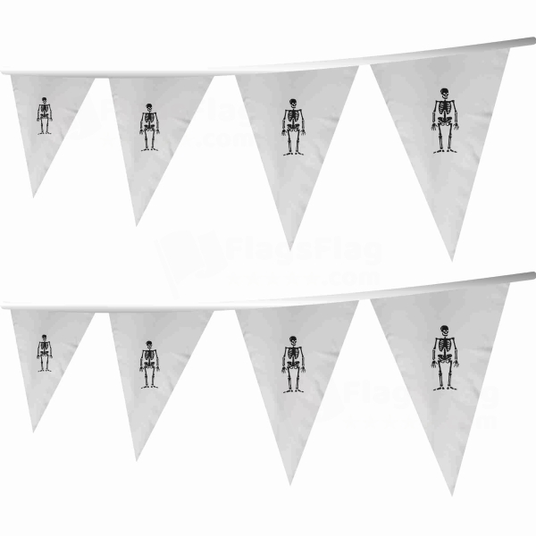 Olivier Levasseur Pirate Stringed Triangle Flag