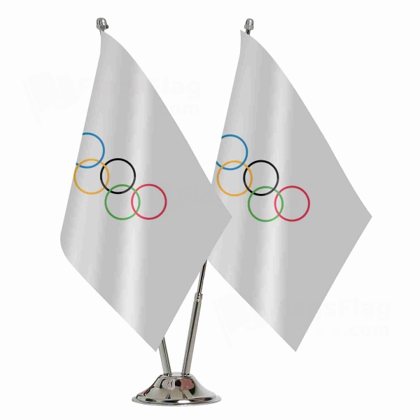 Olympic 2 Table Flags