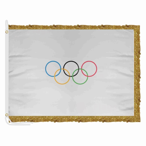 Olympic Satin Office Flag