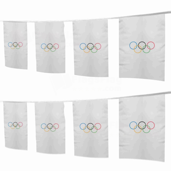 Olympic Square String Flags