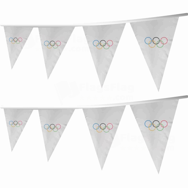 Olympic Stringed Triangle Flag