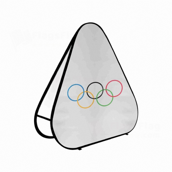 Olympic Triangle Fabric Banner Display Stands