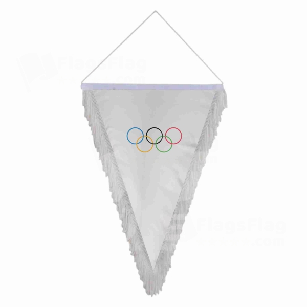 Olympic Triangle Fringed Streamers