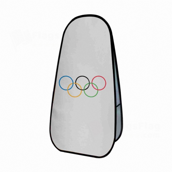 Olympic Vertical Cloth Banner Display Stands