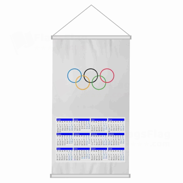 Olympic Woven Fabric Digital Printing Calendar