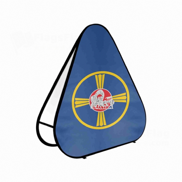 Omaha Triangle Fabric Banner Display Stands