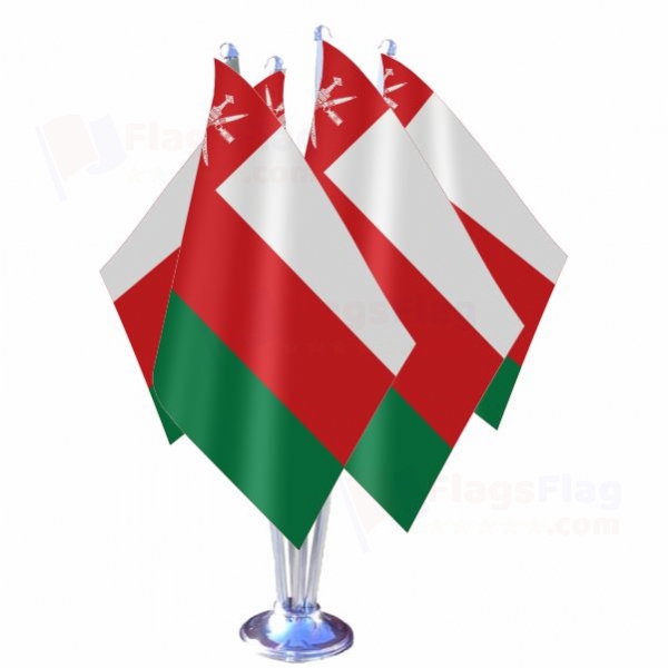 Oman Quadruple Table Flag