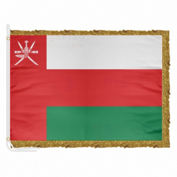 Oman Satin Office Flag