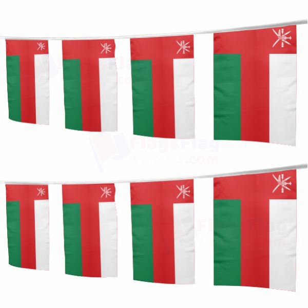 Oman Square String Flags