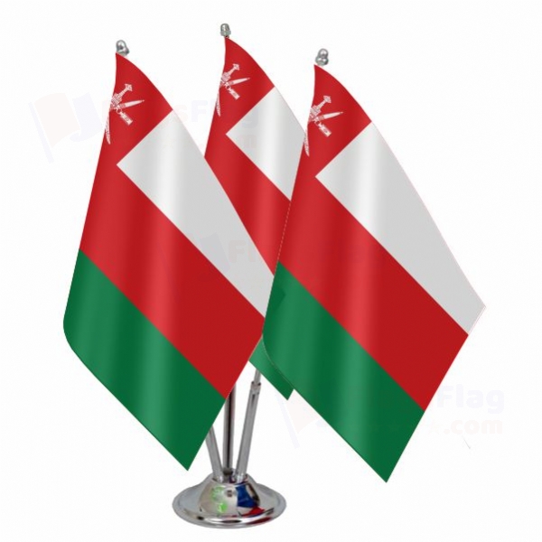 Oman Triple Table Flag