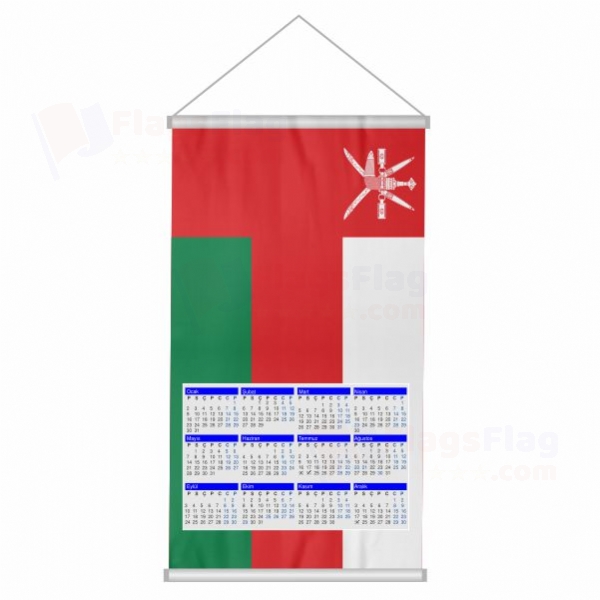 Oman Woven Fabric Digital Printing Calendar
