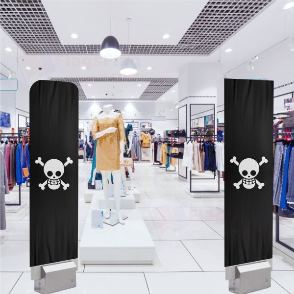 One Piece Jolly Roger Alarm Cover Security Antenna Pouch
