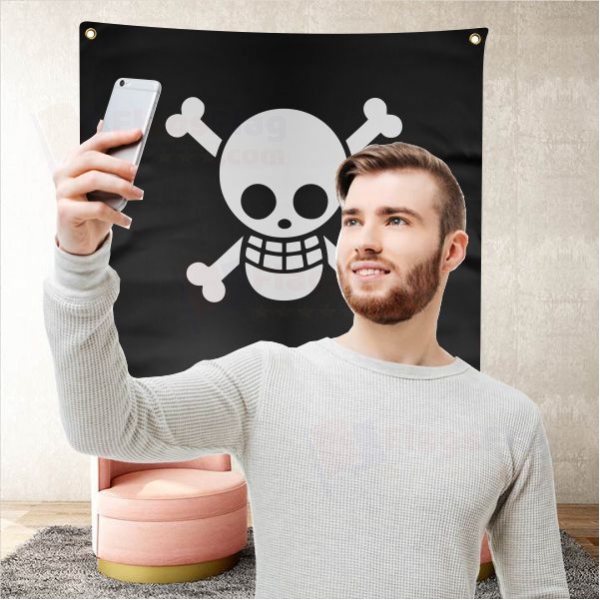 One Piece Jolly Roger Background Selfie Shooting Landscapes