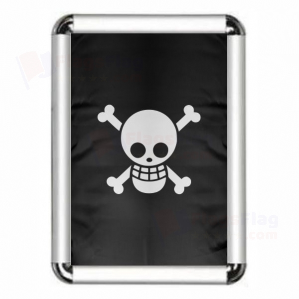 One Piece Jolly Roger Framed Pictures